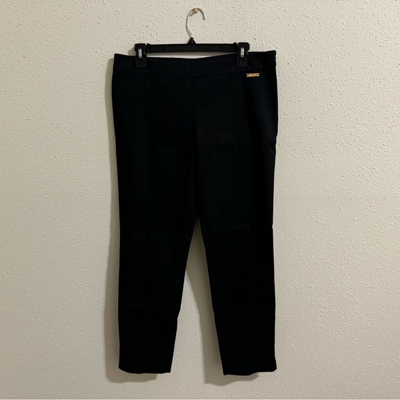 Tory Burch Callie Skinny Ankle Trouser Pants - Black - Size 8 - Picture 2 of 11